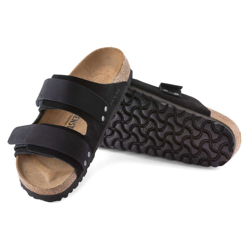 Birkenstock Uji Black Nubuck/Suede Leather