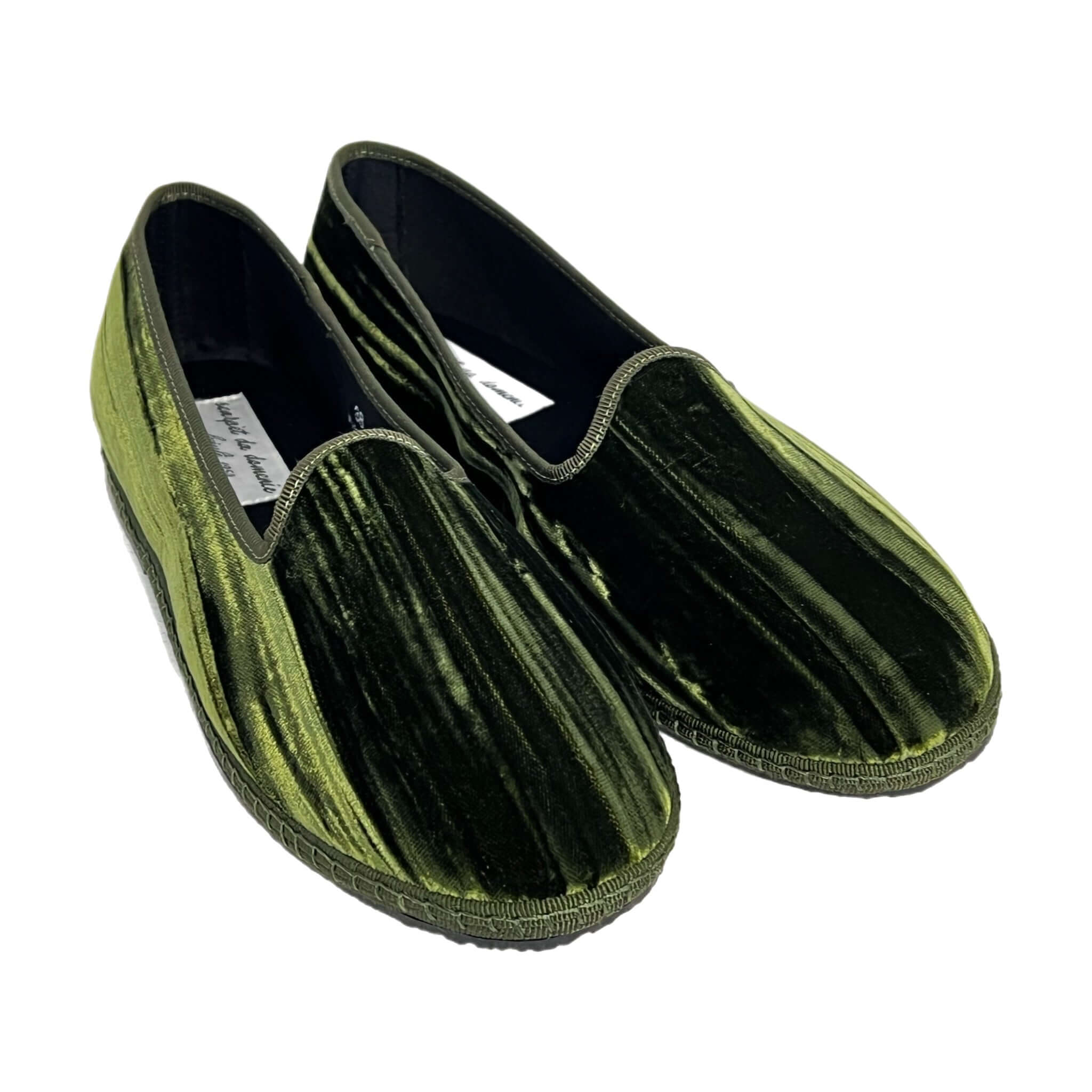 Friulian shoes in pleated velvet - MUSK