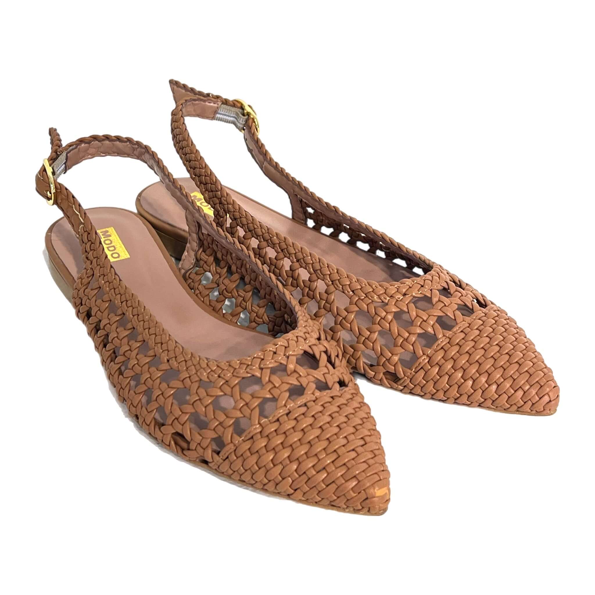 Slingback Flat Intreccio