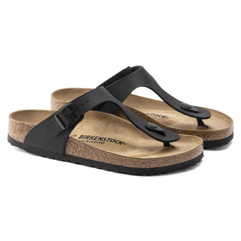 Birkenstock Gizeh Black Birko-Flor