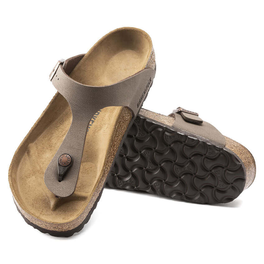 Birkenstock Gizeh Mocca Birko-Flor